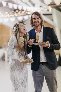 Empanadas at a Wedding celebration